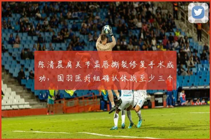 陈清晨肩关节盂唇撕裂修复手术成功，国羽医疗组确认休战至少三个月